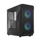Корпус ПК без блока питания /  Fractal Focus 2 RGB,  Black,  Mi
