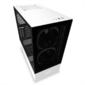 NZXT CA-H510E-W1 H510 Elite Compact Mid Tower Matte White Chassis with Smart Device 2,  2x140mm Aer RGB Case Fans,  1xLED Strip