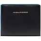 Кошелек женский Piquadro Blue Square PD6660B2R/N черный натур.кожа
