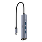 Адаптер /  5-IN-1 USB Hub with GbE