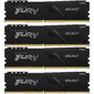 Kingston 64GB 3200MHz DDR4 CL16 DIMM  (Kit of 4) 1Gx8 FURY Beast Black