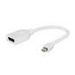 Переходник Cablexpert Переходник miniDisplayPort - DisplayPort,  Cablexpert A-mDPM-DPF-001-W,  20M / 20F,  длина 16см,  белый,  пакет {100}