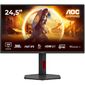МОНИТОР 25" AOC Q25G4SR Black-Red с поворотом экрана  (IPS,  2560x1440,  300Hz,  0.3 ms,  178° / 178°,  450 cd / m,  1000:1,  +2xHDMI 2.1,  +DisplayPort 1.4,  +MM)