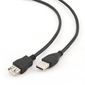Gembird PRO CCP-USB2-AMAF-15C USB 2.0 кабель удлинительный 4.5м AM / AF  позол. контакты,  пакет