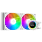 Жидкостная система охлаждения ID-Cooling SL240 XE WHITE  / LCD SCREEN  / 300W  / all Intel  / all AMD