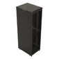 Hyperline TTB-4281-DD-RAL9004 Шкаф напольный 19-дюймовый,  42U,  2055x 800х1000 мм  (ВхШхГ),  передняя и задняя распашные перфорированные двери  (75%),  ручка с замком,  крыша нового типа,  цвет черный