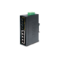 IP30 Slim Type 4-Port Industrial Ethernet Switch + 2-Port 100Base-FX(15KM) (-40 - 75 C)