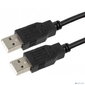Cablexpert Кабель USB 2.0 Pro ,  AM / AM,  1.8м,  экран,  черный,  пакет  (CCP-USB2-AMAM-6)