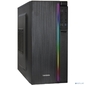 Корпус Minitower ExeGate mEVO-9302-RGB-500W-12  (mATX,  БП 500NPX с вент. 12см,  2*USB+1*USB3.0,  HD аудио,  черный с RGB подсветкой)