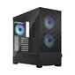 Корпус Fractal Design PoP Air RGB Black TG черный без БП ATX 3x120mm 2xUSB3.0 audio bott PSU
