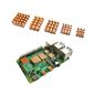 Набор радиаторов ACD  5 in 1 Pure Copper HeatSink for Raspberry 4B