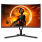 AOC CQ32G3SU  32" VA,  изогнутый,  2560x1440,  165Hz,  1 ms,  178° / 178°,  300 cd / m,  80M:1,  +2xHDMI 2.0,  +DisplayPort 1.4,  +MM,  +4USB 3.2,  FreeSync,  с поворотом экрана,  Black-Red