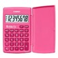 Калькулятор карманный Casio LC-401LV-BU 8 разрядов розовый книжка питание от батареи
