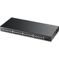 Zyxel GS1900-48 Smart L2 switch rack 19",  48xGE,  2xSFP,  factory reset button