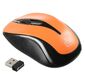 Мышь Oklick 675MW черный / оранжевый оптическая  (800dpi) беспроводная USB  (2but)