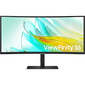 Монитор Samsung 34" ViewFinity S6 S34C650UAIXCI черный VA LED 5ms 21:9 M / M полуматовая 350cd 178гр / 178гр 3440x1440 100Hz DP Ultra WQHD USB 8кг