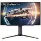 LG UltraGear 27GR95QE-B 27" OLED monitor,  2560x1440,  200cd / m2,  16:9,  0.3мс  (GtG),  HDMIx2,  DP,  Audio out,  USB hub,  240Hz,  178 / 178,  внешний БП,  FreeSync Premium,  HDR 10,  HAS,  VESA  (100x100 мм)