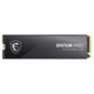 Твердотельный накопитель SSD MSI M.2 2280 1TB SPATIUM M560 Client SSD S78-440L0F0-P83,  PCIe Gen5x4 with NVMe