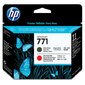 Печатающая головка HP 771 Designjet  (матовый черный / хроматический красный)