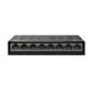8 ports Giga Unmanaged switch,  8 10 / 100 / 1000Mbps RJ-45 ports,  plastic shell,  desktop and wall mountable
