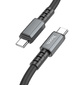 Кабель Hoco X85 Type-C to Type-C USB Type-C  (m)-USB Type-C  (m) 1м черный