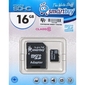 Флеш карта microSD 16GB Smart Buy  microSD HC Class 10  (SD адаптер)