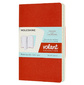 Блокнот Moleskine VOLANT QP711F16B24 Pocket 90x140мм 80стр. линейка мягкая обложка оранжевый / голубой  (2шт)