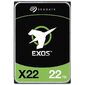 Жесткий диск SEAGATE Enterprise Capacity 3.5" HDD Exos X22 22TB Наличие SAS 512 Мб 7200 об / мин 3, 5" Время наработки на отказ 2500000 ч. ST22000NM000E