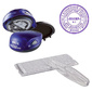 Печать самонаборная Colop Stamp Mouse R40 / 2 SET пластик синий